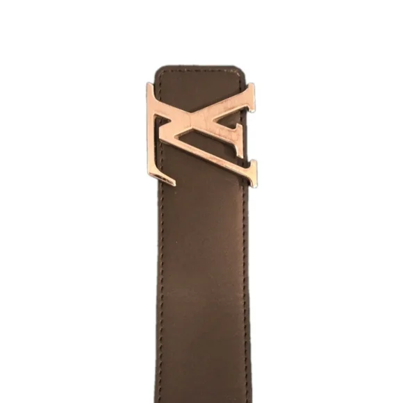 Louis Vuitton Reversible Brown/ Black (Unisex)Monogram LV Logo Belt Sz 120/48 - Picture 4 of 10